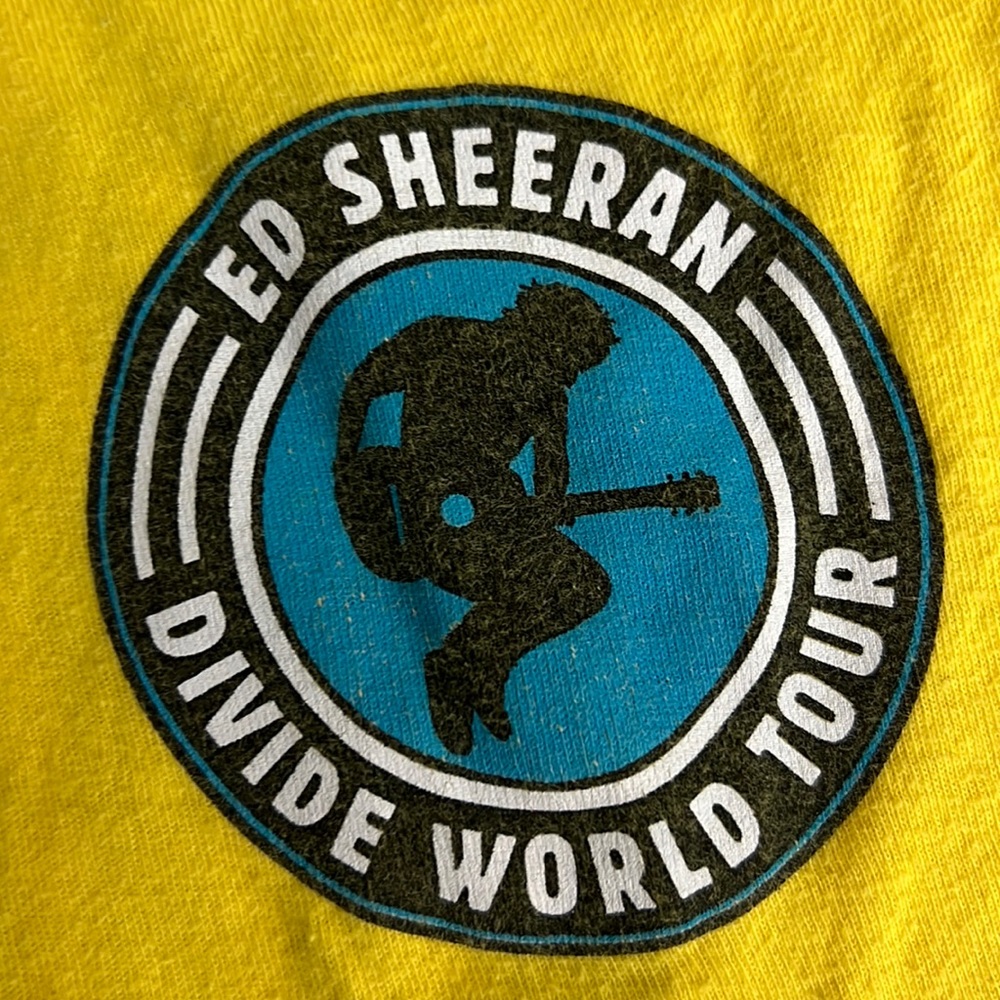 Ed Sheeran Divide World Tour Tee Shirt